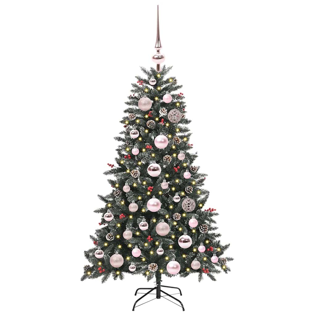 Artificial Christmas Tree with 150 LEDs Green 68 x 68 x 120 cm