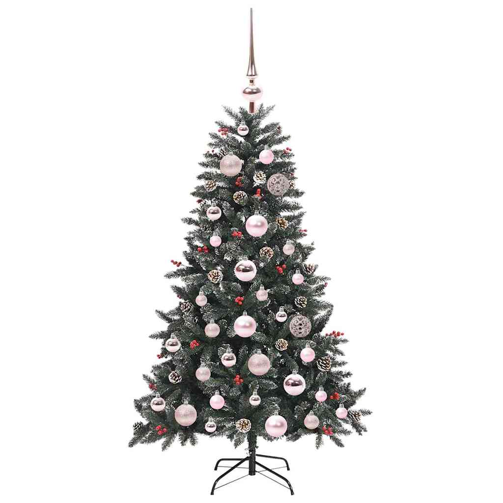 Artificial Christmas Tree with 150 LEDs Green 68 x 68 x 120 cm