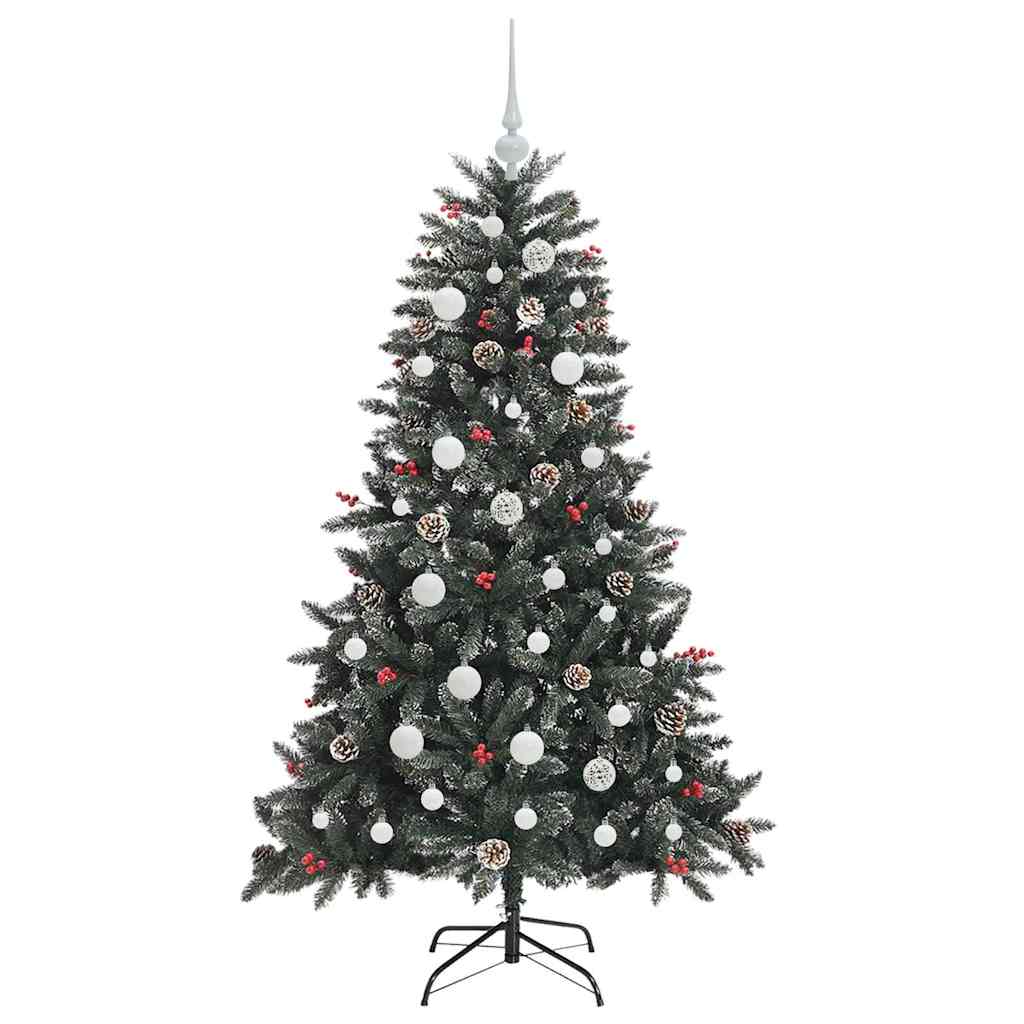 Artificial Christmas Tree with 150 LEDs Green 68 x 68 x 120 cm