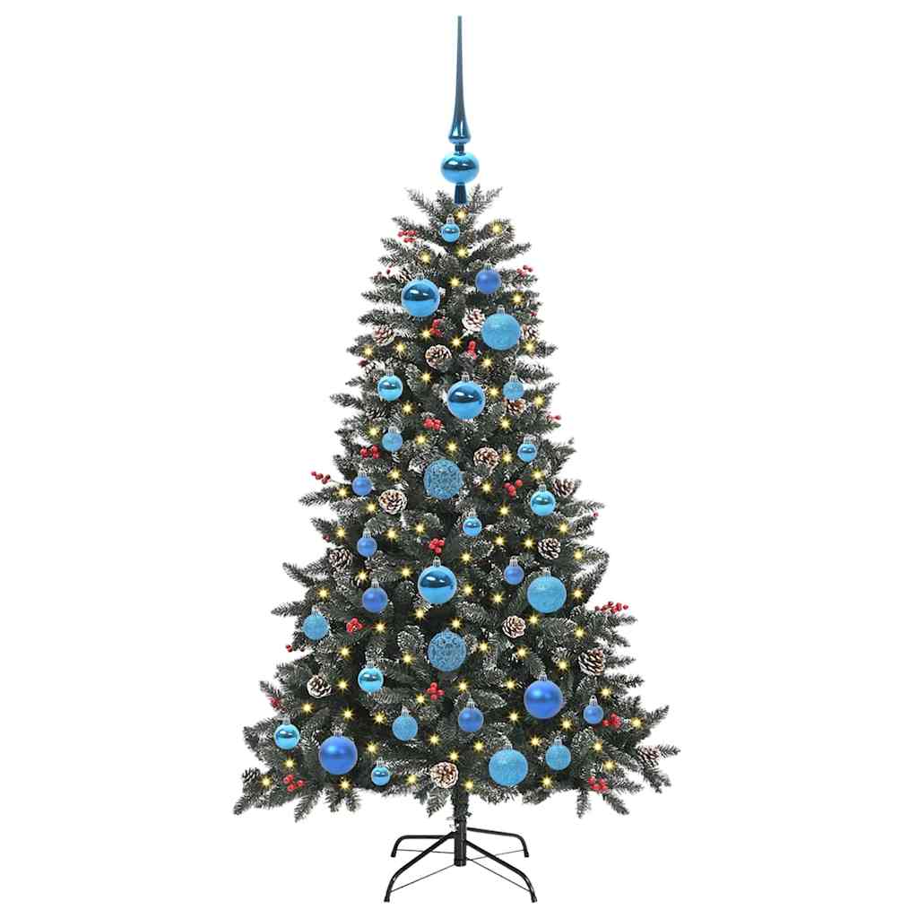 Artificial Christmas Tree with 150 LEDs Green 68 x 68 x 120 cm