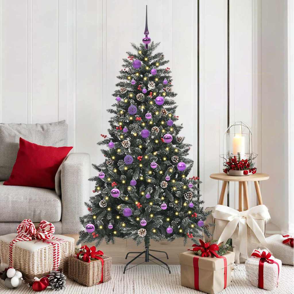 Artificial Christmas Tree with Stand Green 83.5 x 83.5 x 150 cm