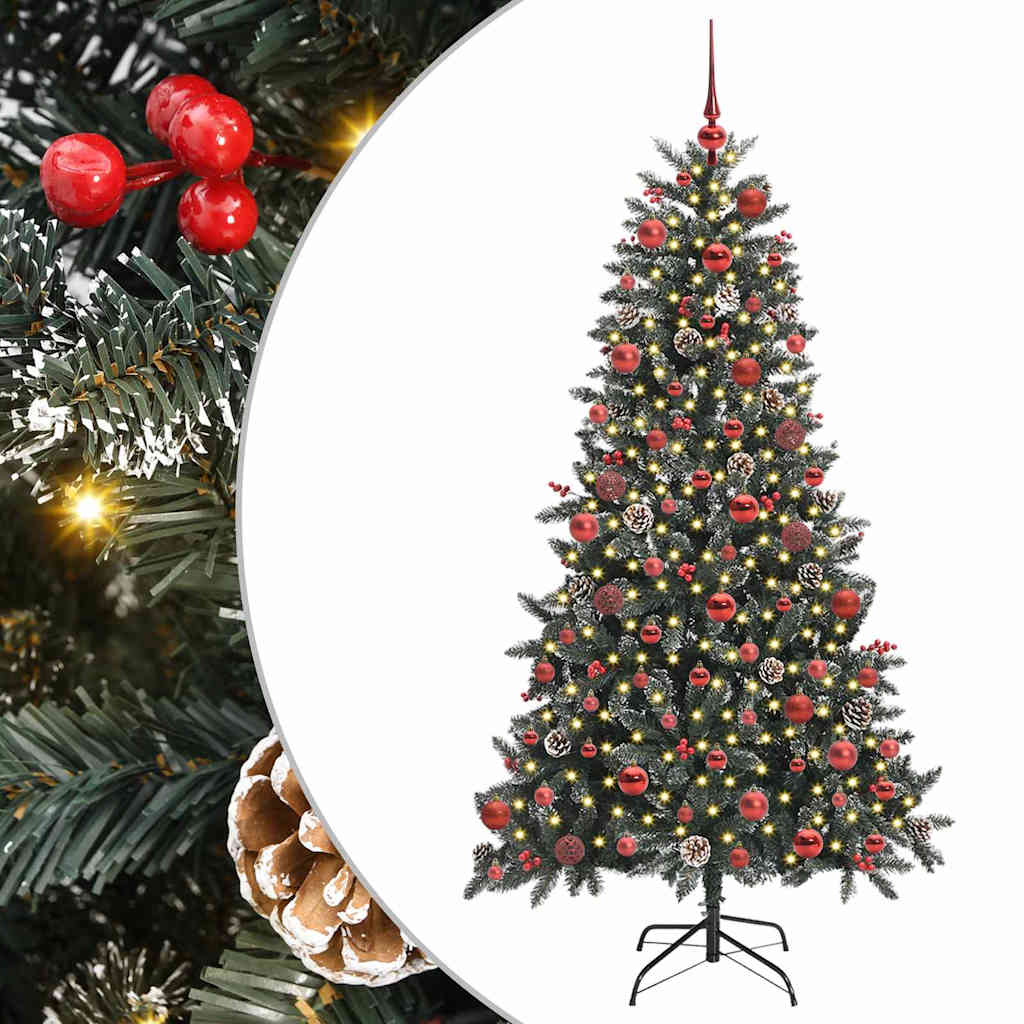 Artificial Christmas Tree with 300 LEDs Green 99 x 99 x 180 cm