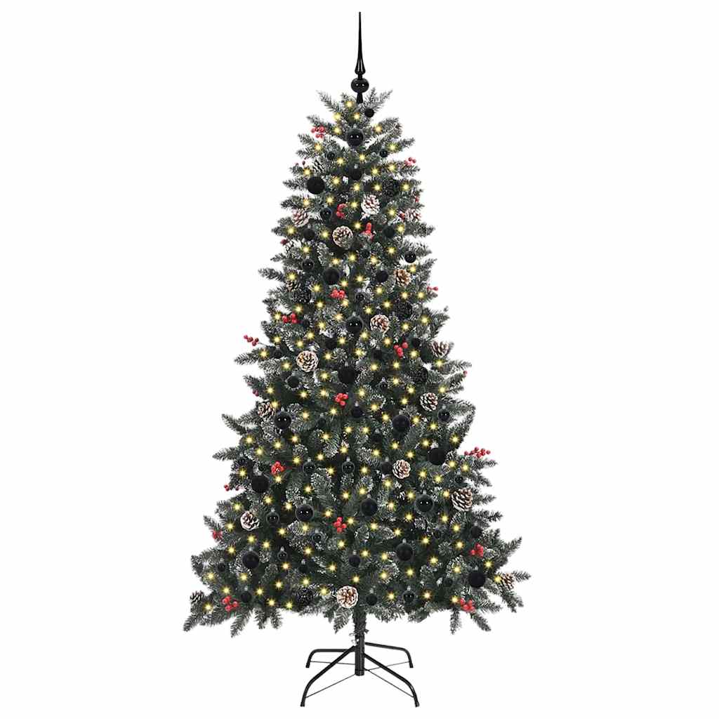 Artificial Christmas Tree with 300 LEDs Green 99 x 99 x 180 cm