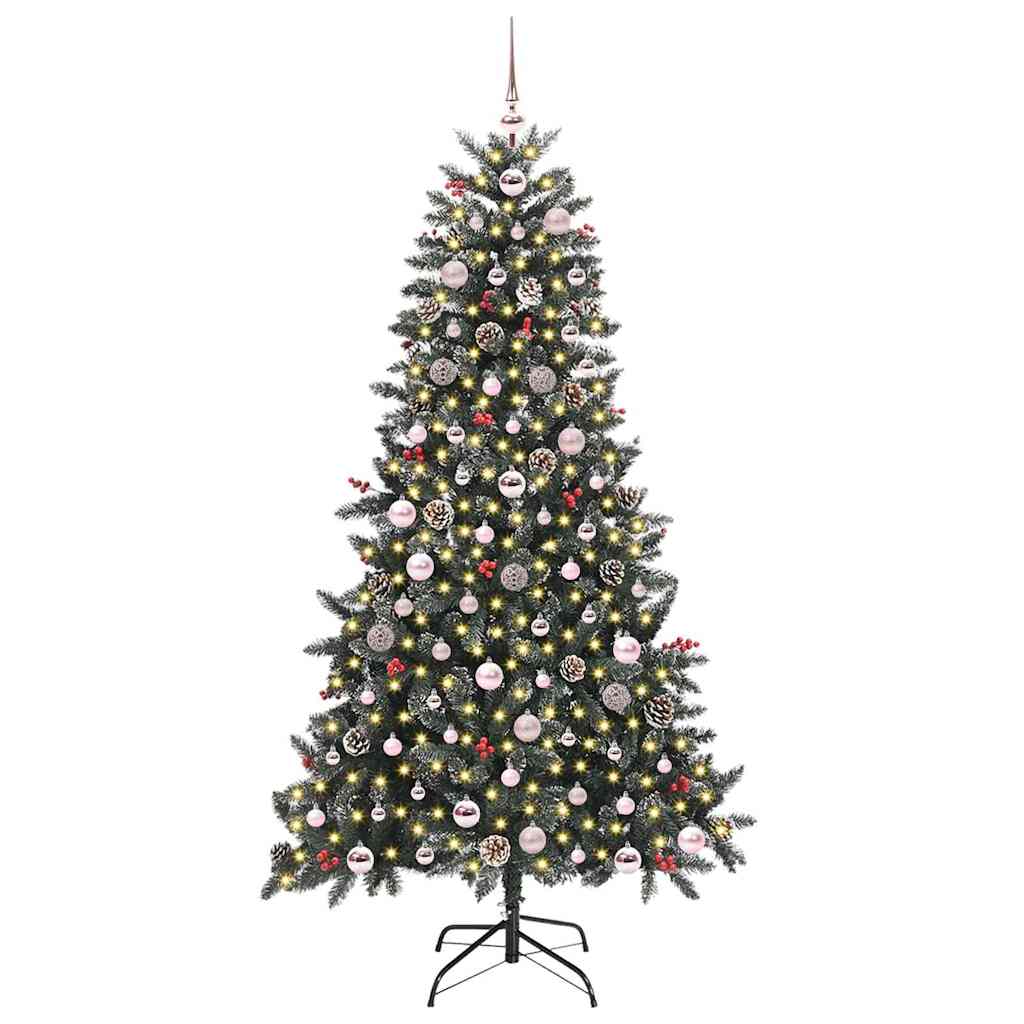 Artificial Christmas Tree with 300 LEDs Green 99 x 99 x 180 cm