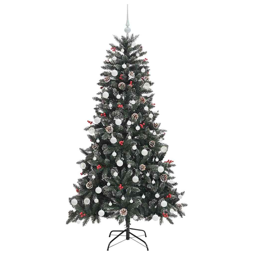 Artificial Christmas Tree with 300 LEDs Green 99 x 99 x 180 cm