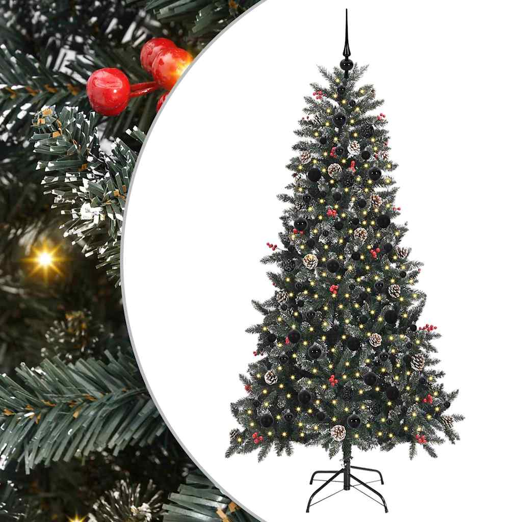 Artificial Christmas Tree with Stand Green 114 x 114 x 210 cm