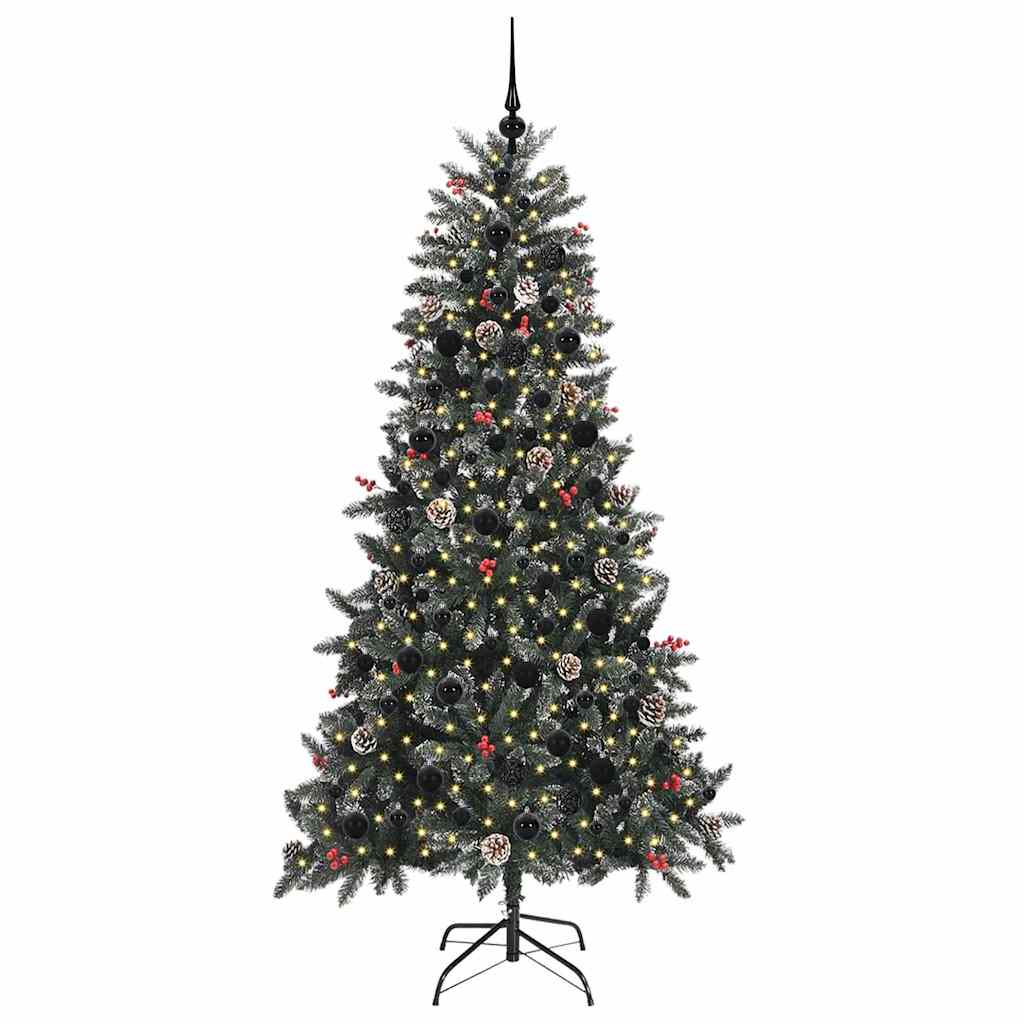 Artificial Christmas Tree with Stand Green 114 x 114 x 210 cm