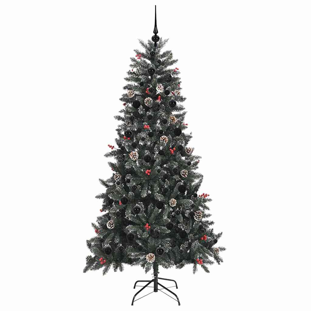 Artificial Christmas Tree with Stand Green 114 x 114 x 210 cm