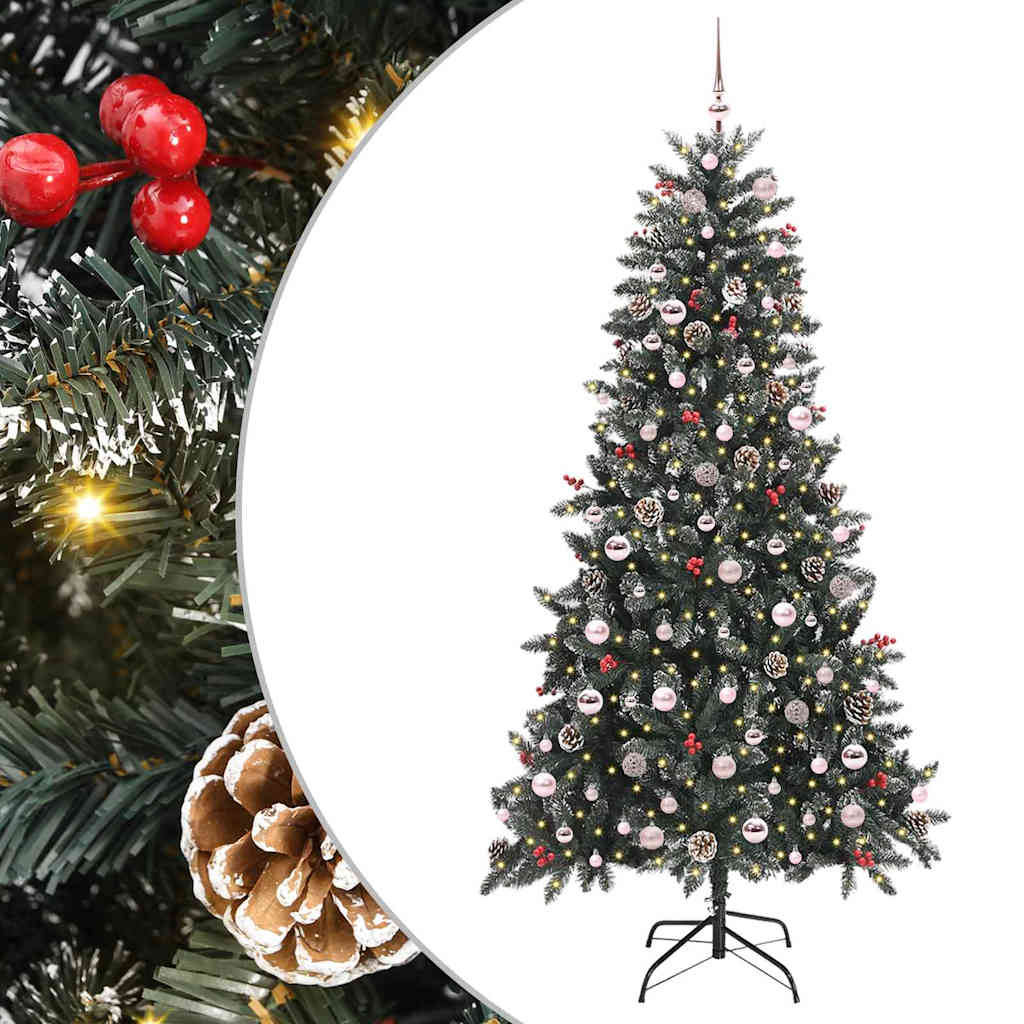 Artificial Christmas Tree with Stand Green 114 x 114 x 210 cm