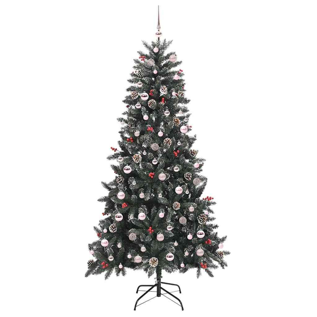 Artificial Christmas Tree with Stand Green 114 x 114 x 210 cm