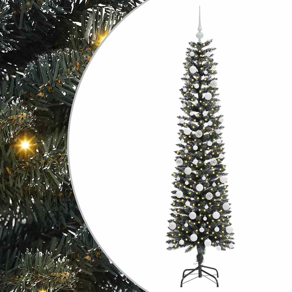 Artificial Christmas Tree with Stand Green 50.5 x 50.5 x 180 cm