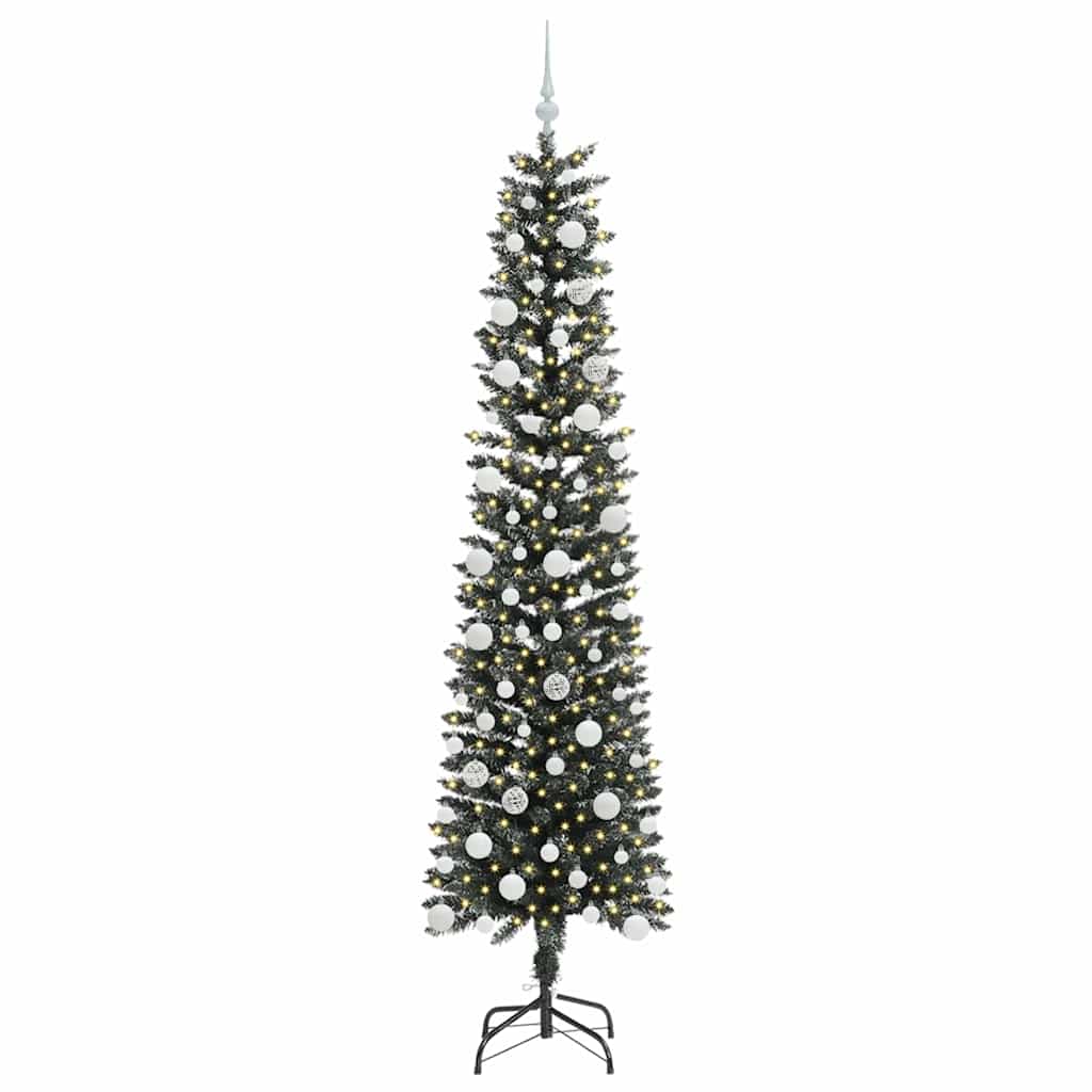 Artificial Christmas Tree with 300 LEDs Green 58 x 58 x 210 cm