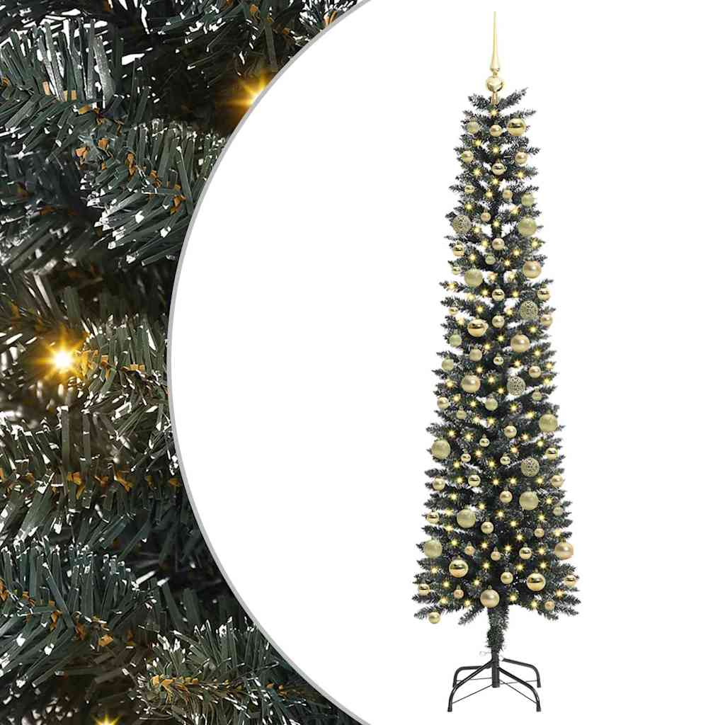 Artificial Christmas Tree with 300 LEDs Green 58 x 58 x 210 cm