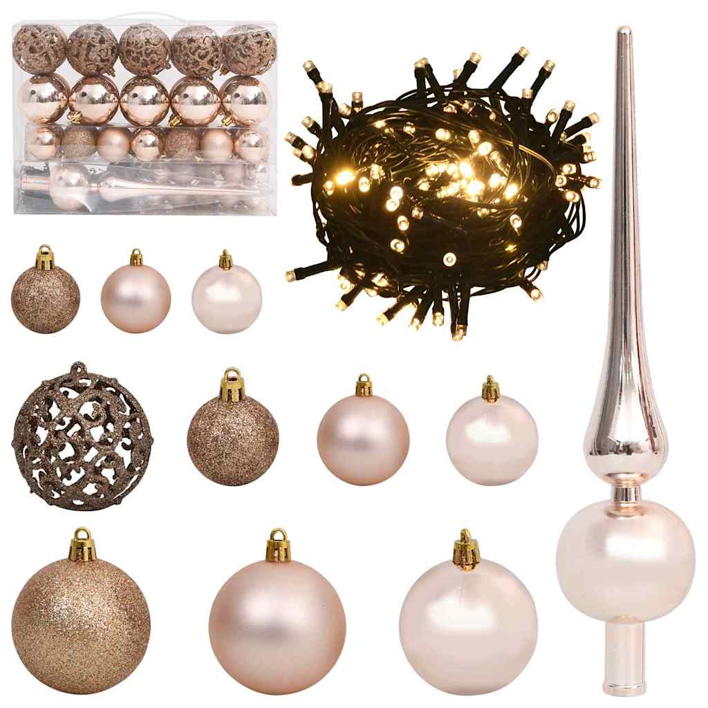 Artificial Christmas Tree with 150 LEDs with Stand White 150 cm