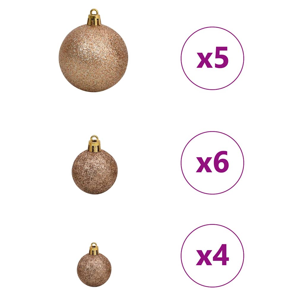 Artificial Christmas Tree with 150 LEDs with Stand White 150 cm