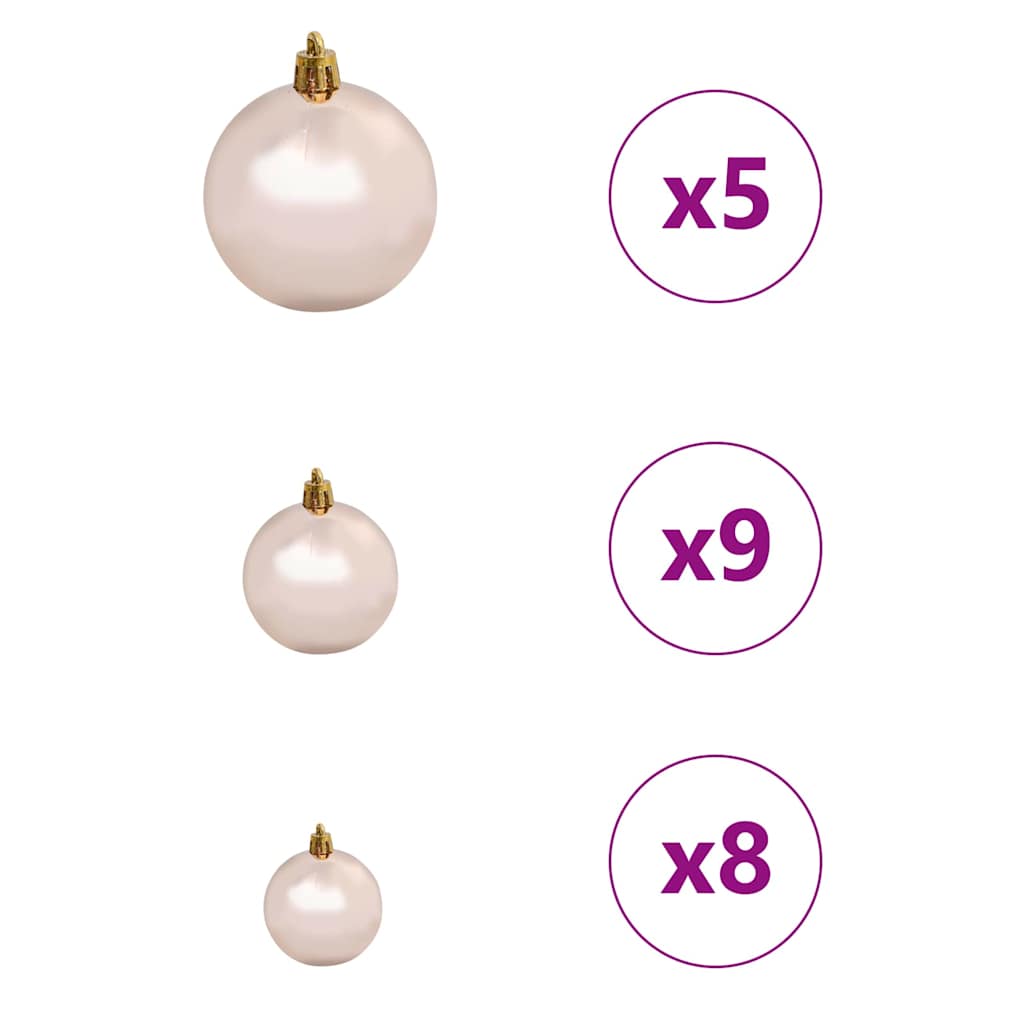 Artificial Christmas Tree with 150 LEDs with Stand White 150 cm