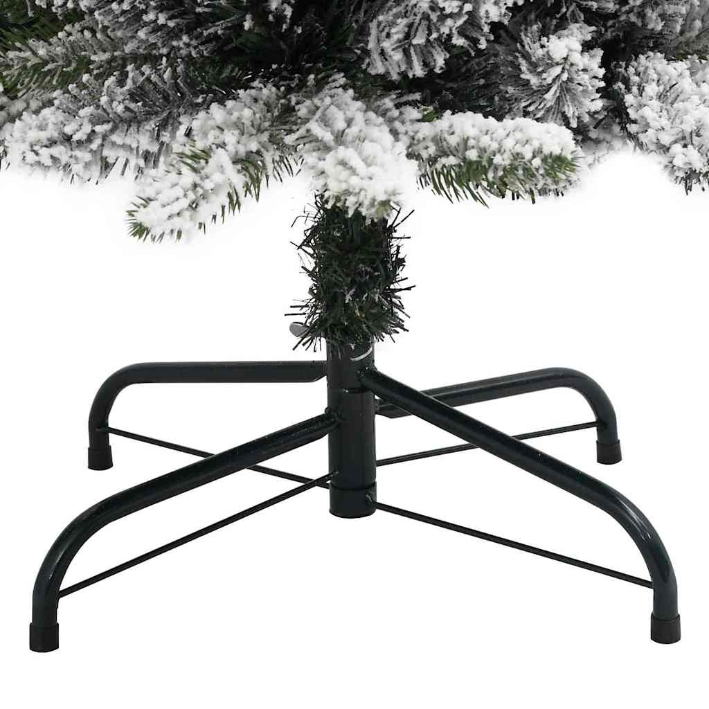 Artificial Christmas Tree with 150 LEDs Green and white 150 cm