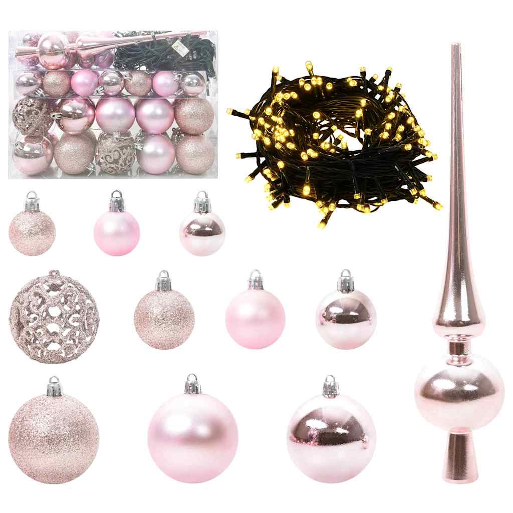 Artificial Christmas Tree with 150 LEDs Green and white 150 cm