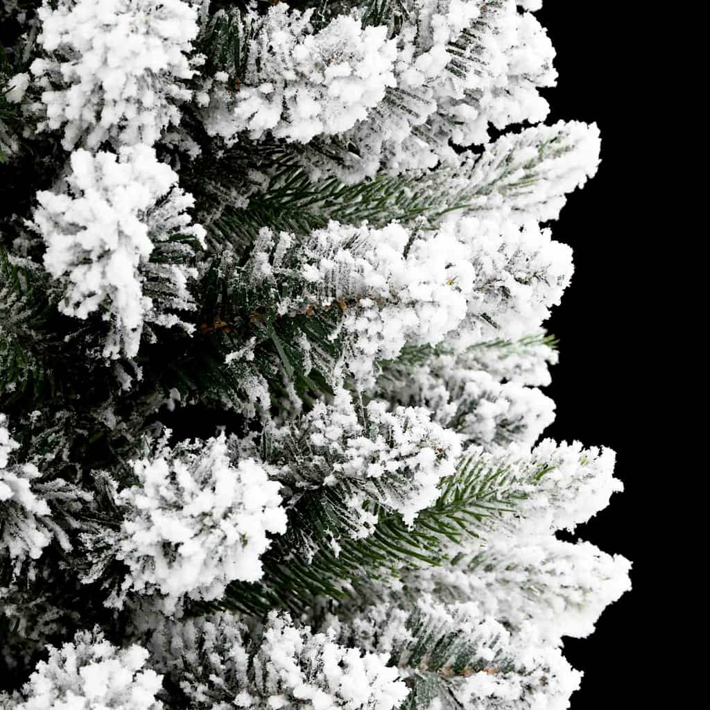 Artificial Christmas Tree with 150 LEDs Green and white 150 cm
