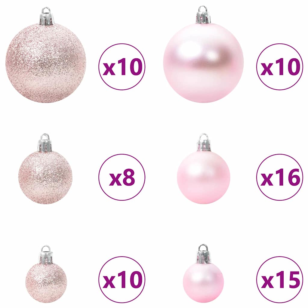Artificial Christmas Tree with 300 LEDs Green and white 180 cm