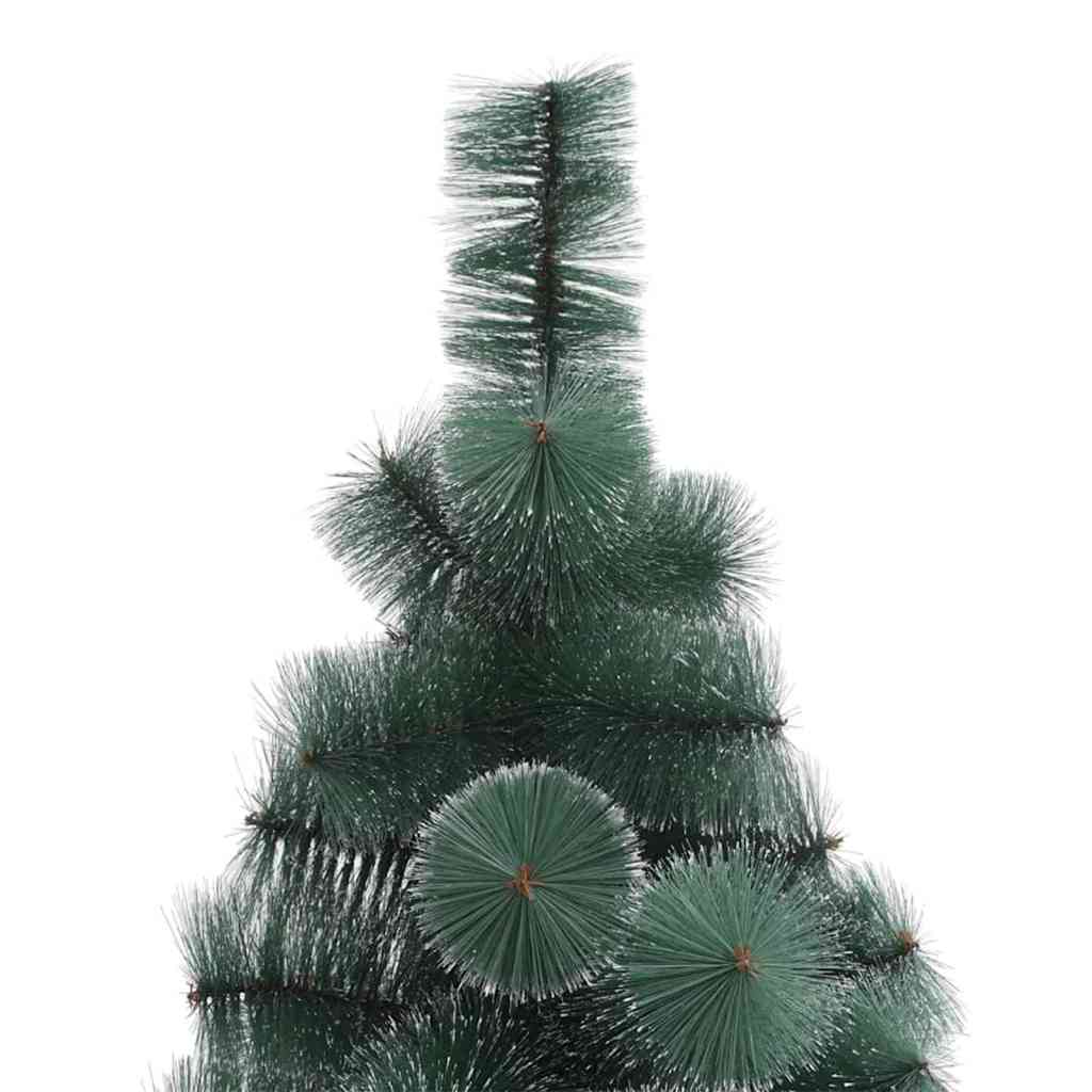 Artificial Pre-lit Christmas Tree with Stand Green 180 cm PET