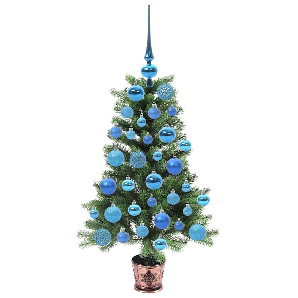 Christmas Tree with 150 LEDs with Stand Green 90 cm PE