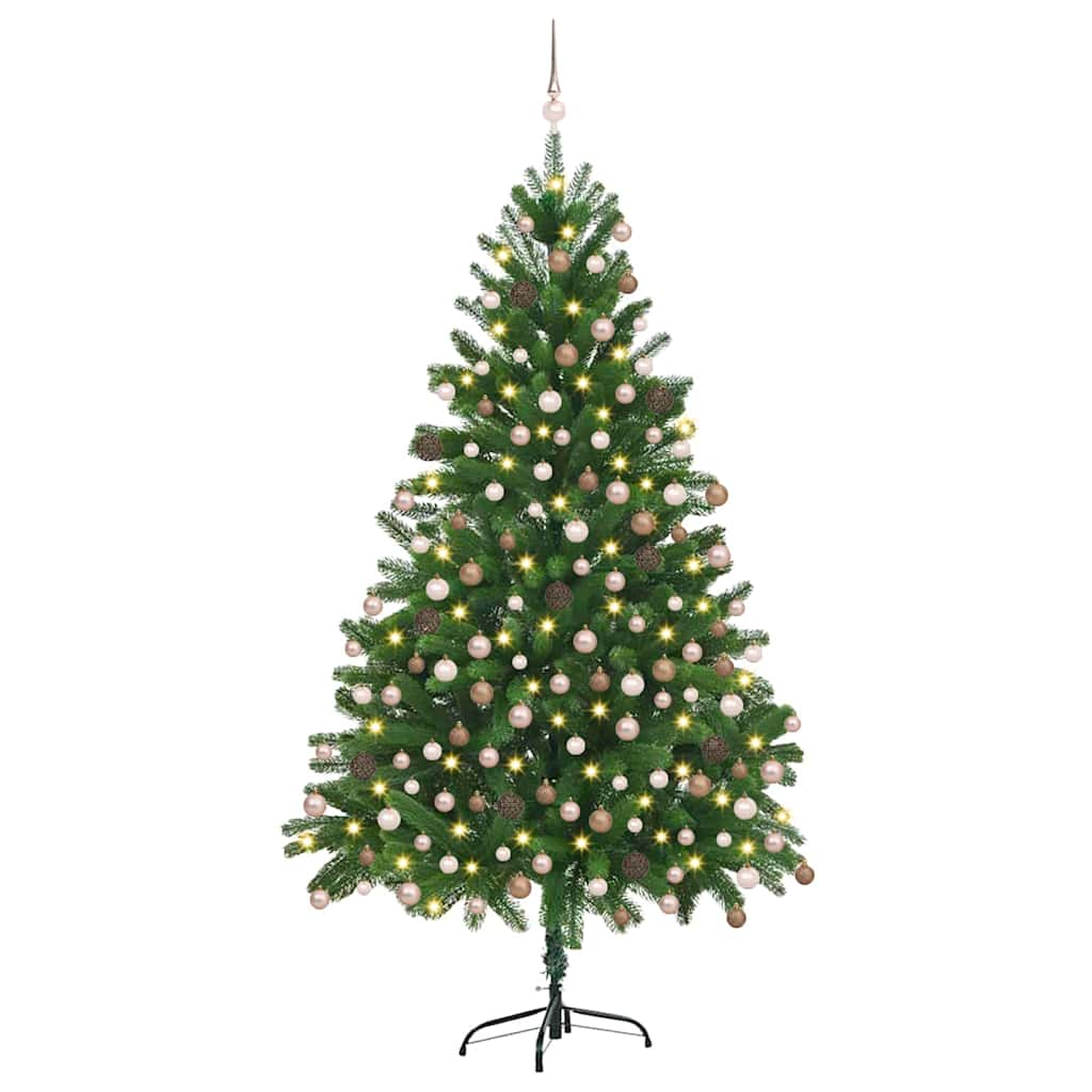 Christmas Tree with 300 LEDs with Stand Green 180 cm PE