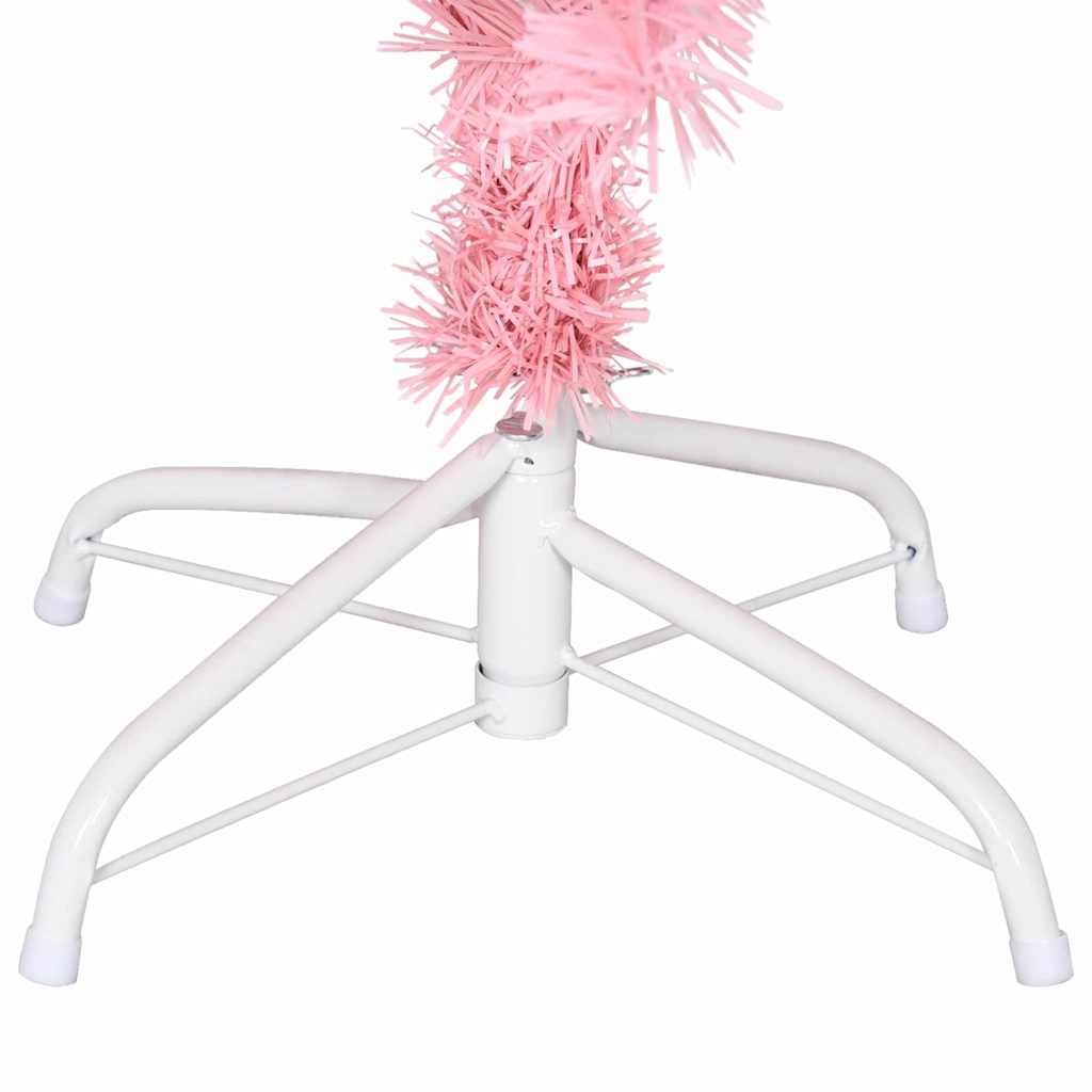 Christmas Tree with 150 LEDs with Stand Pink 150 cm PVC