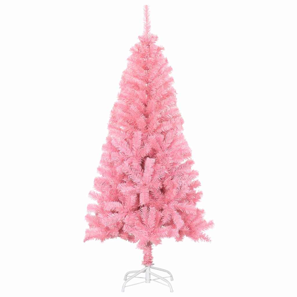 Christmas Tree with 150 LEDs with Stand Pink 150 cm PVC