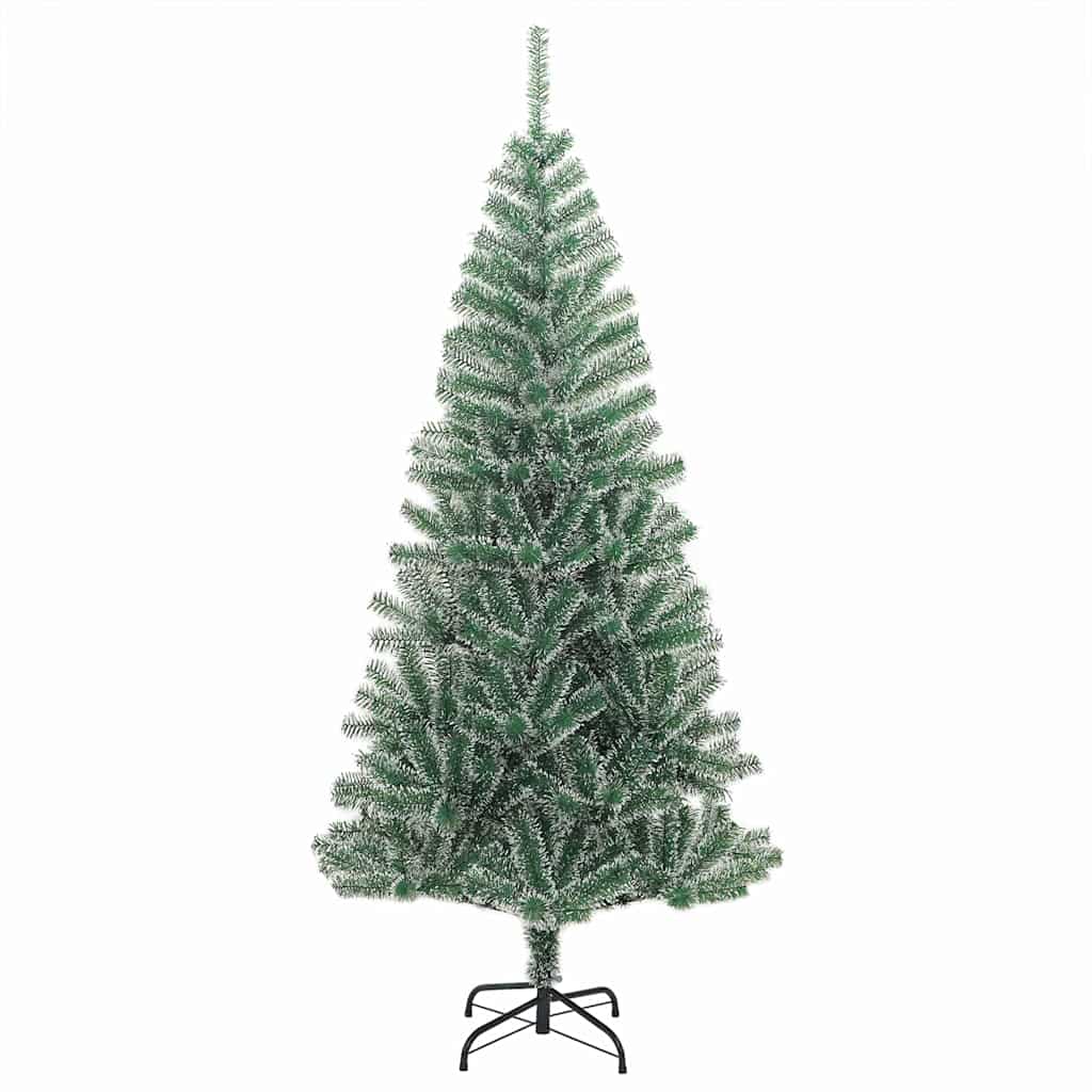Artificial Christmas Tree Snow Flocked with LED Light 240 cm