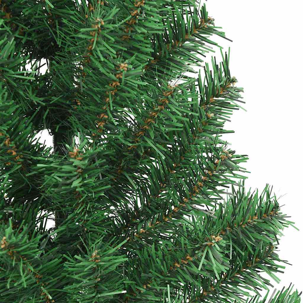 Artificial Christmas Tree with 300 LEDs Green 210 cm PVC