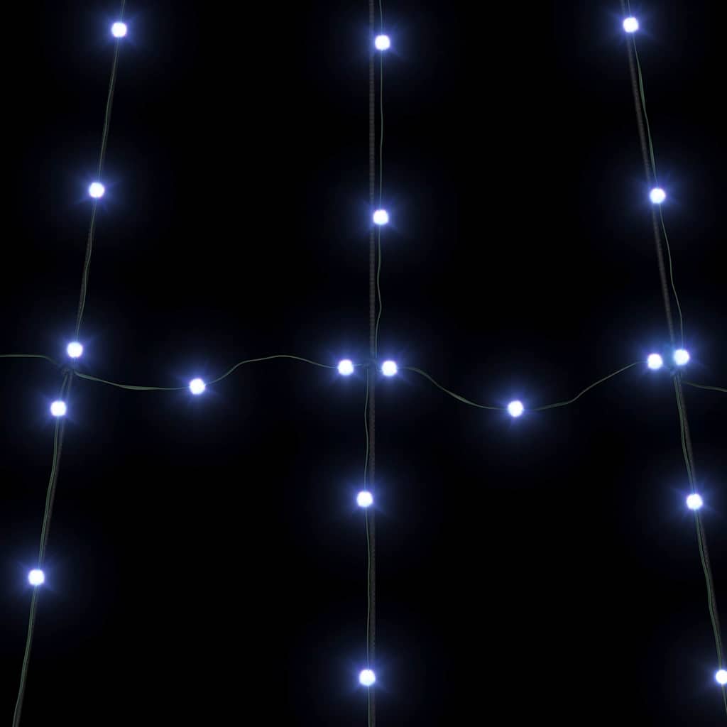 LED Christmas Tree with 276 LEDs Blue 511 cm Metal