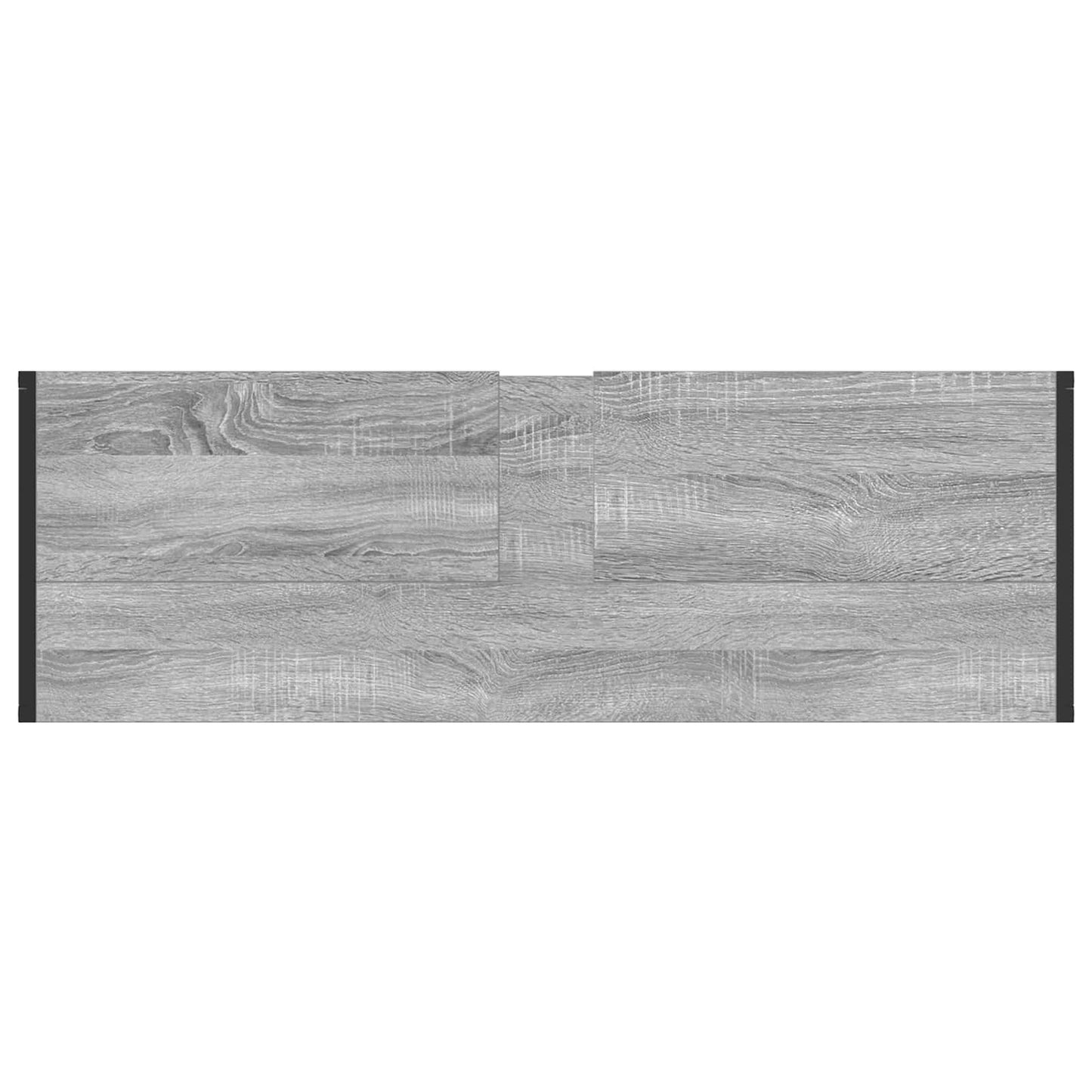 Bathroom Furniture Set with Drawer Grey Sonoma Engineered Wood