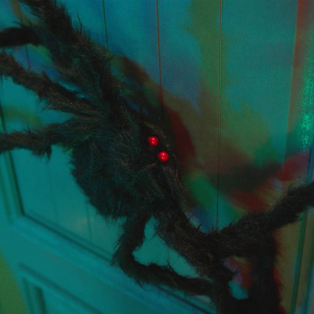 Halloween Spider Decoration 3 pcs Black 150 cm Polyester