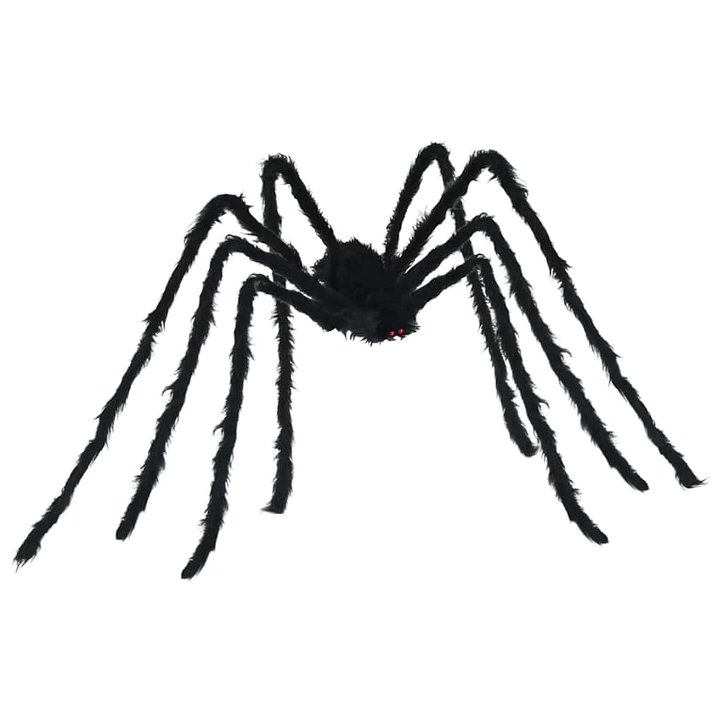 Halloween Spider Decoration with Webs 2 pcs Black white 200 cm