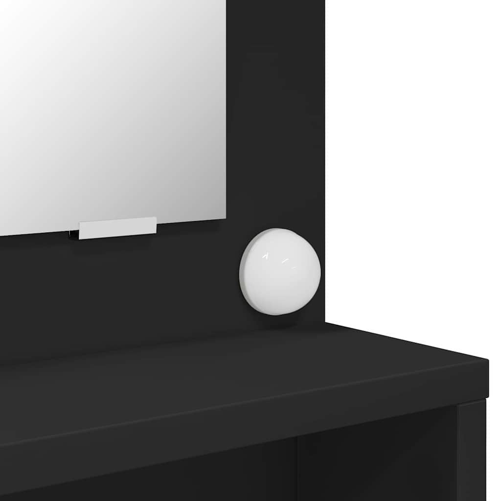 Bedroom Dressing Tables with Drawer Black 80 x 39.6 x 135 cm