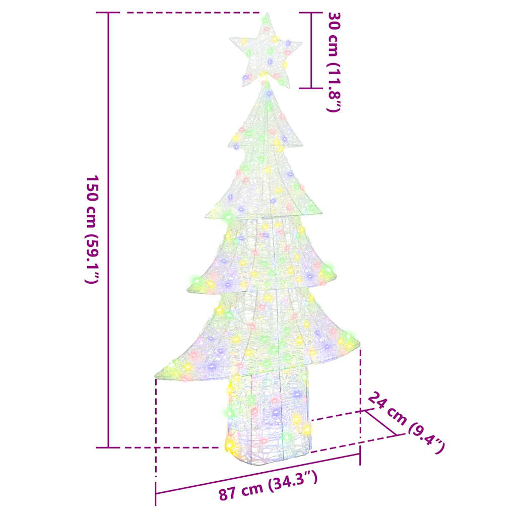 Christmas Decoration Multicolour 180 cm