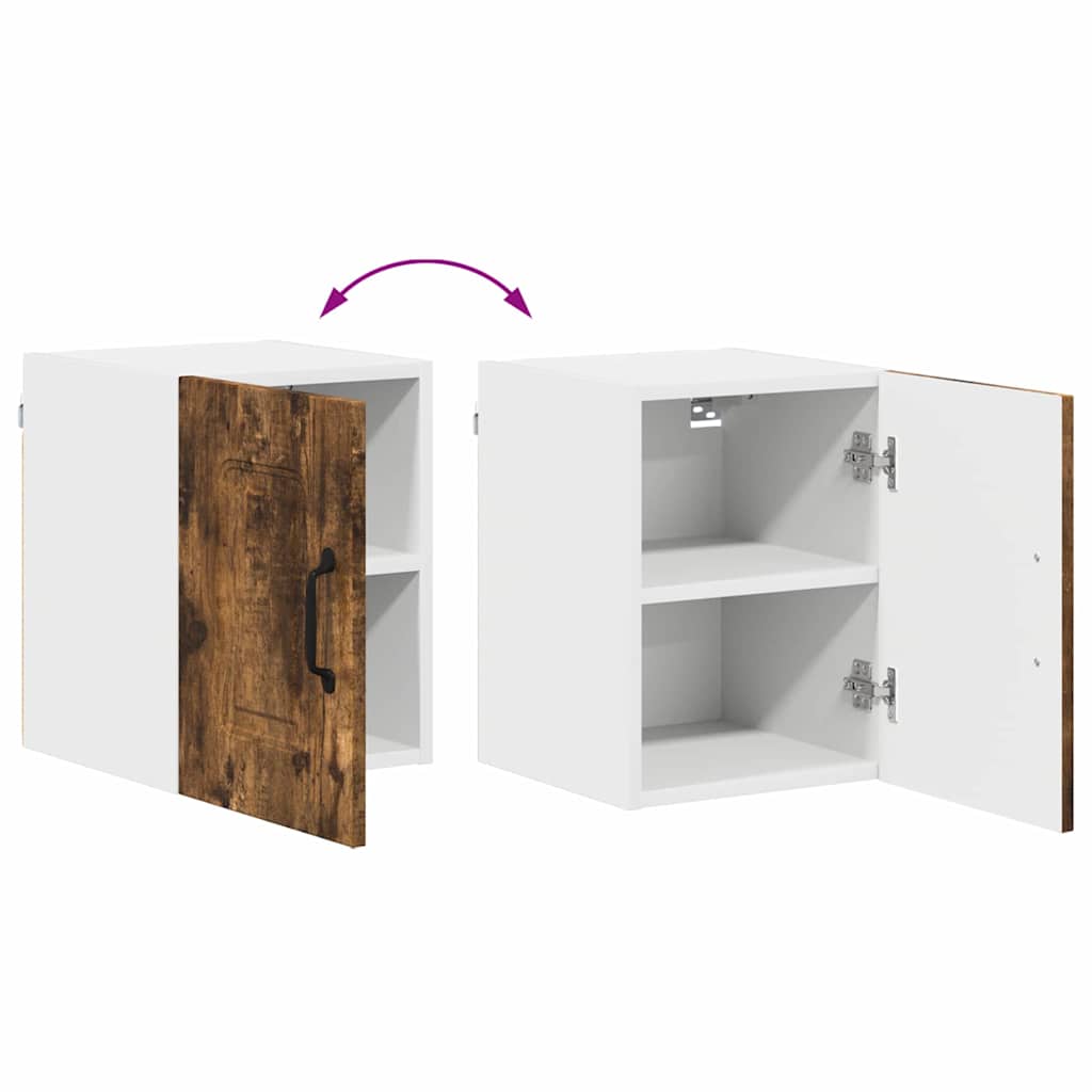 Kitchen Wall Cabinet Smoked Oak 30 x 31 x 40 cm Engineered Wood