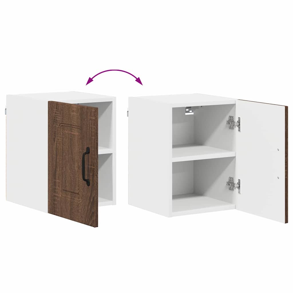 Kitchen Wall Cabinet Brown Oak 30 x 31 x 40 cm Engineered Wood