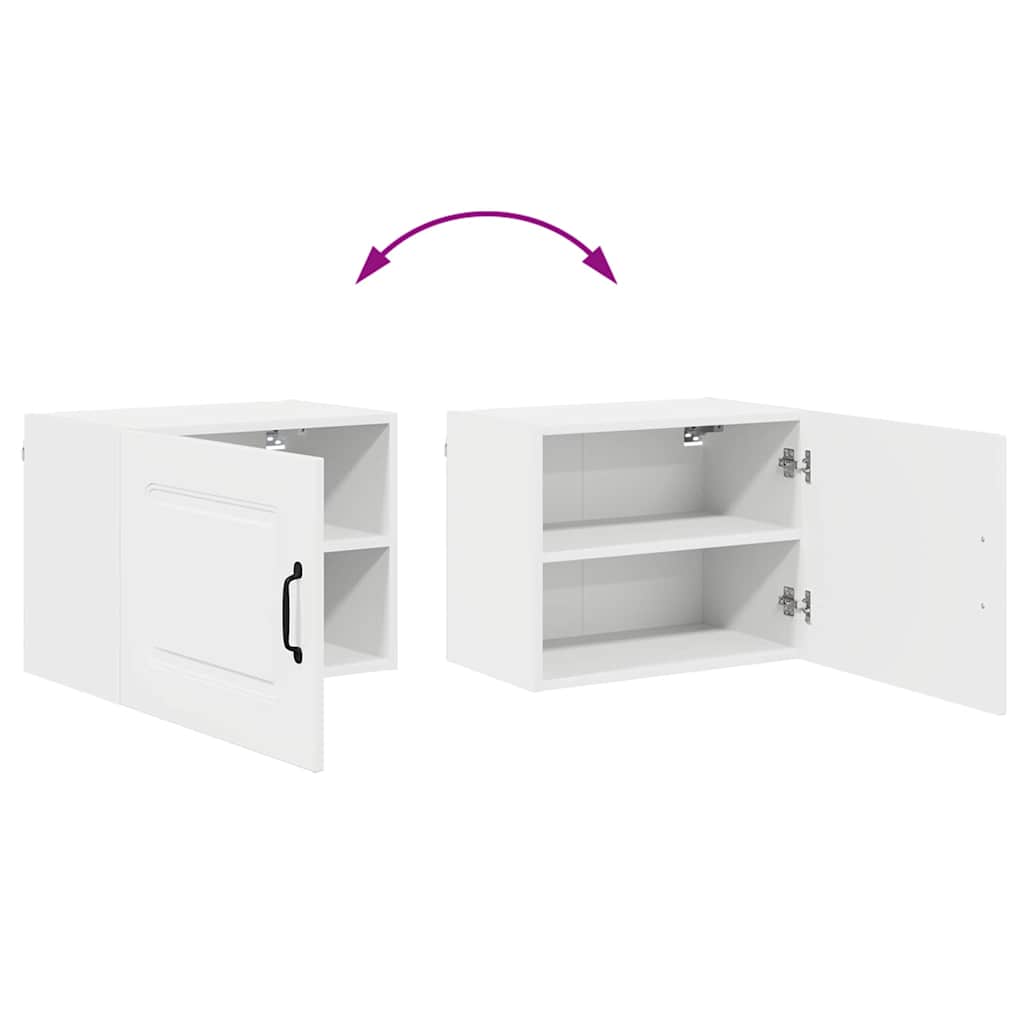 Kitchen Wall Cabinet with Door High Gloss White 50 x 31 x 40 cm