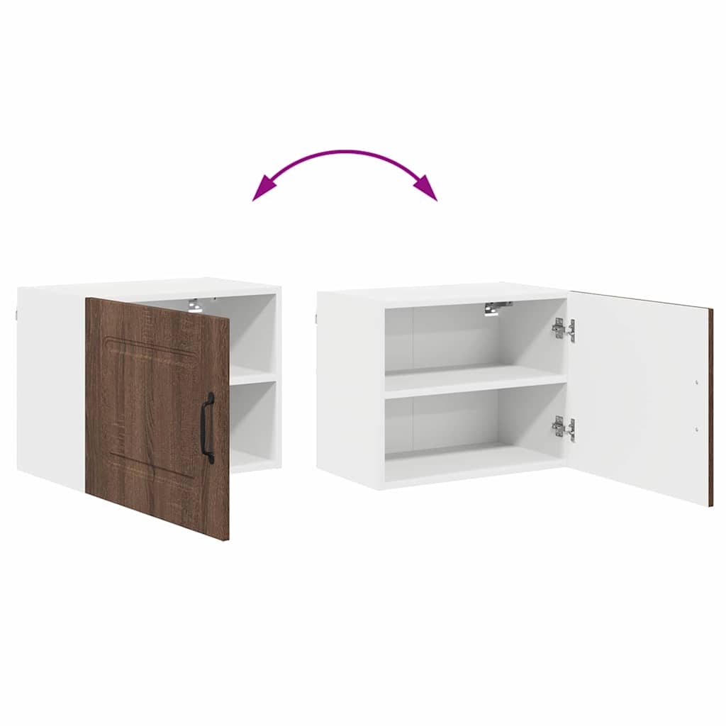Kitchen Wall Cabinet Brown Oak 50 x 31 x 40 cm Engineered Wood