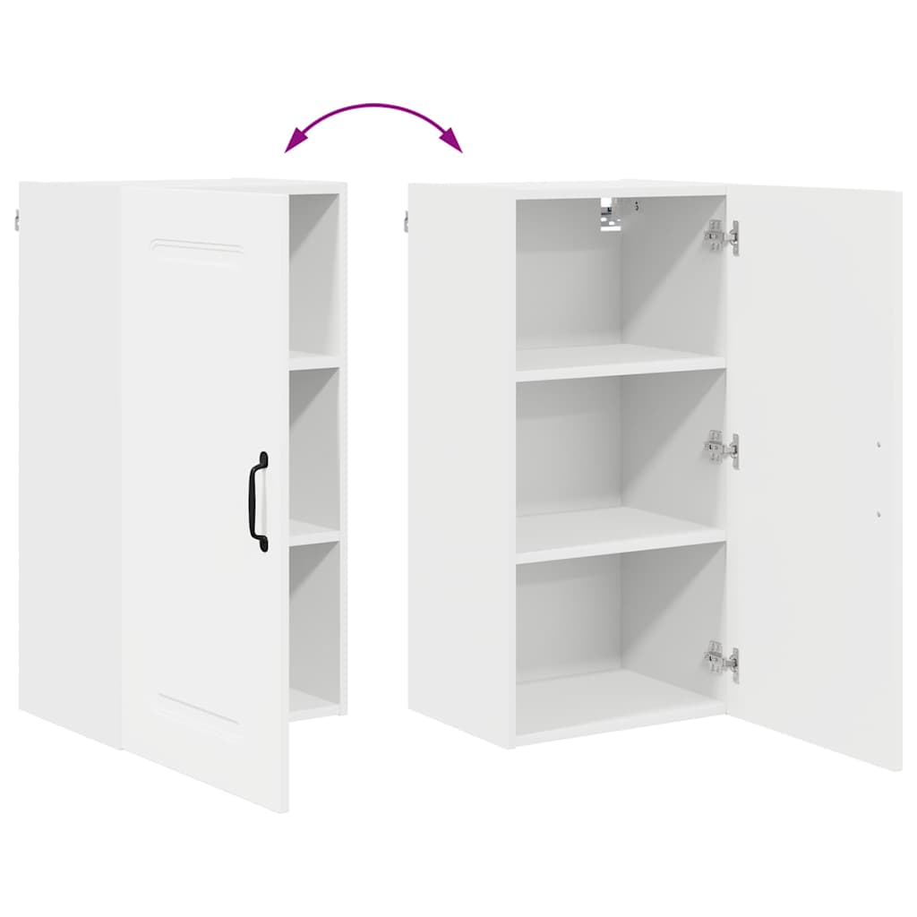 Kitchen Wall Cabinet White 40 x 31 x 80 cm Engineered Wood