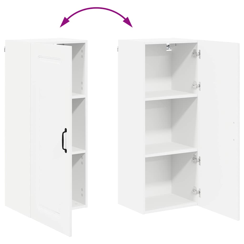 Kitchen Wall Cabinet High Gloss White 40 x 31 x 100 cm