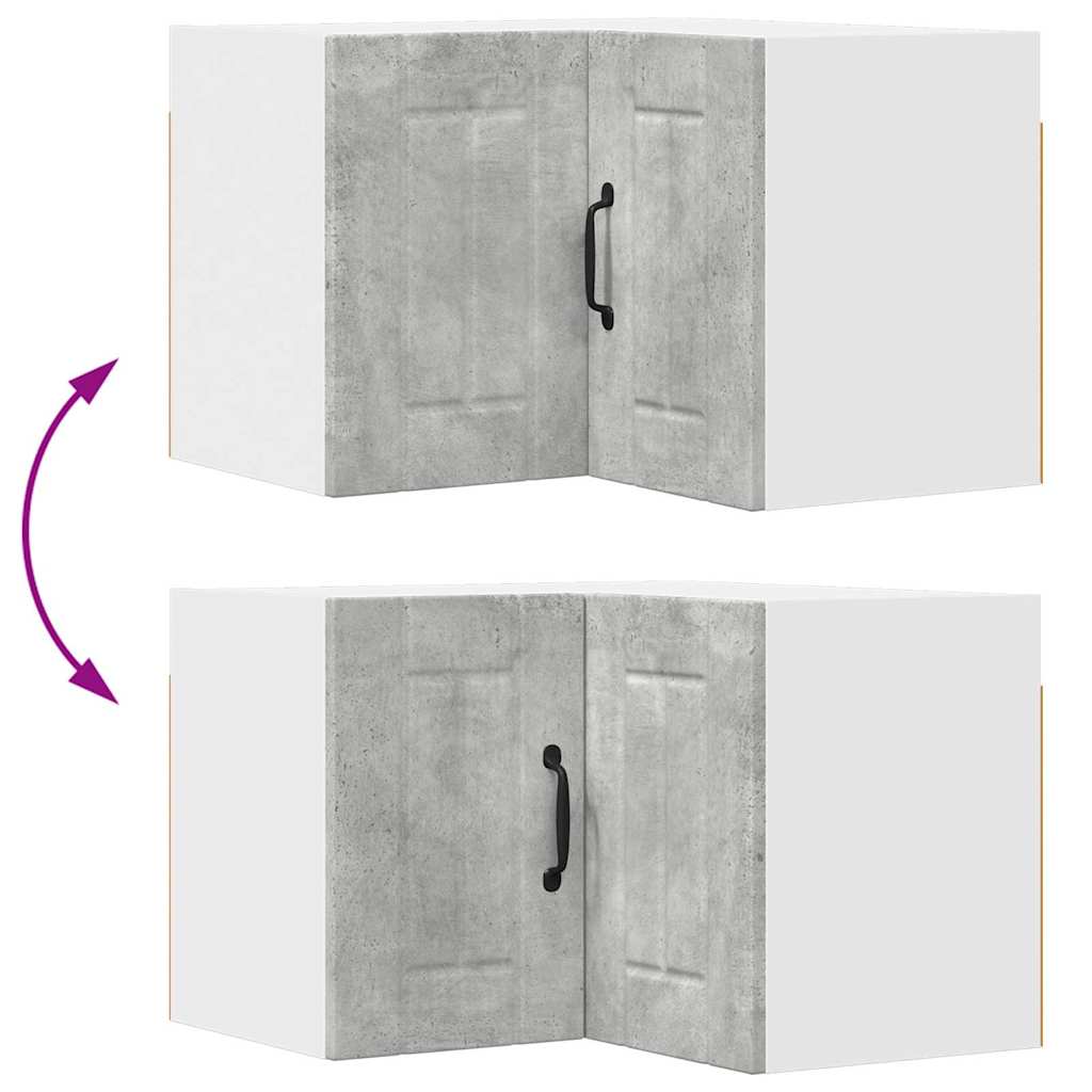 Kitchen Cabinet Concrete Grey 57 x 57 x 40 cm Engineered Wood