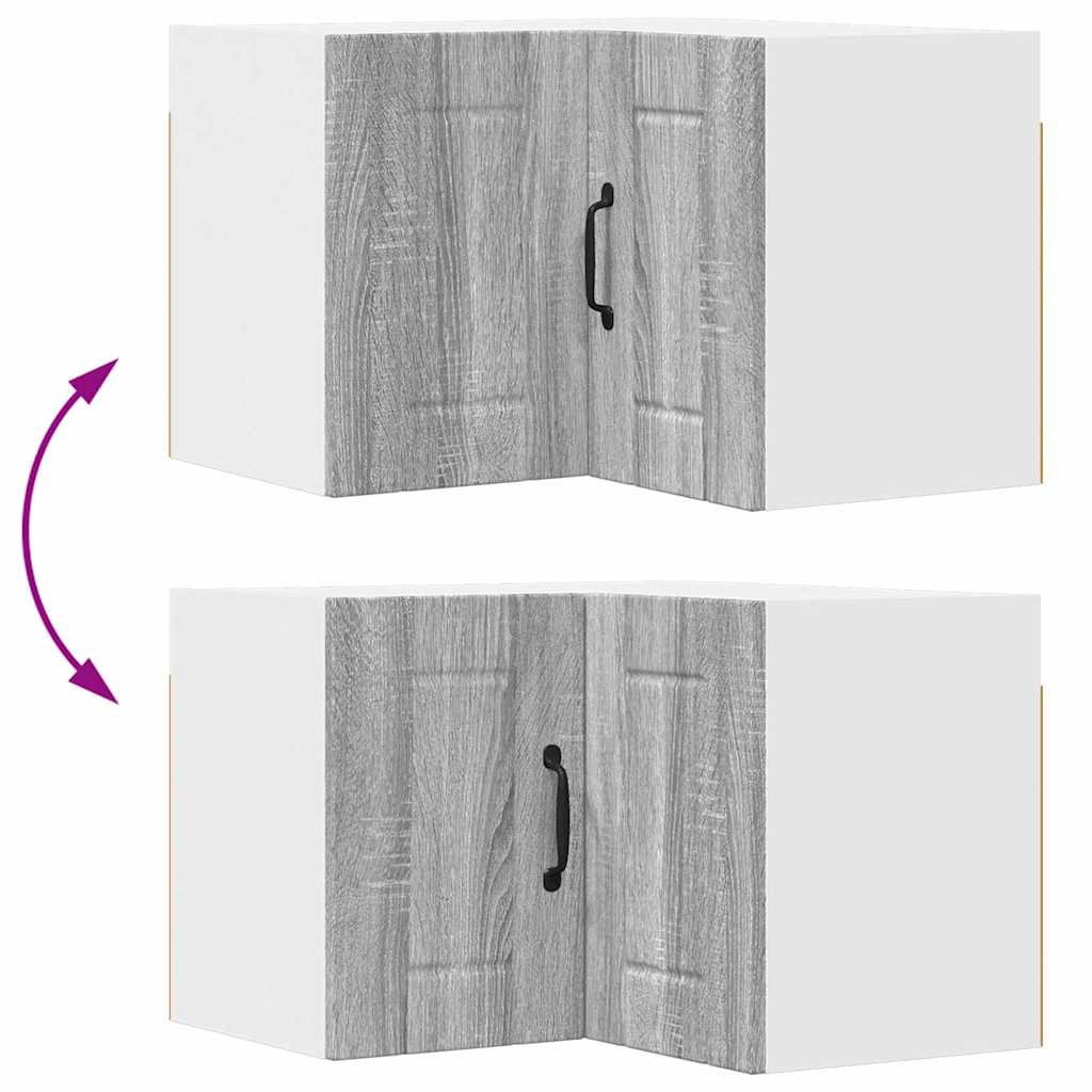 Kitchen Cabinet Grey Sonoma 57 x 57 x 40 cm Engineered Wood