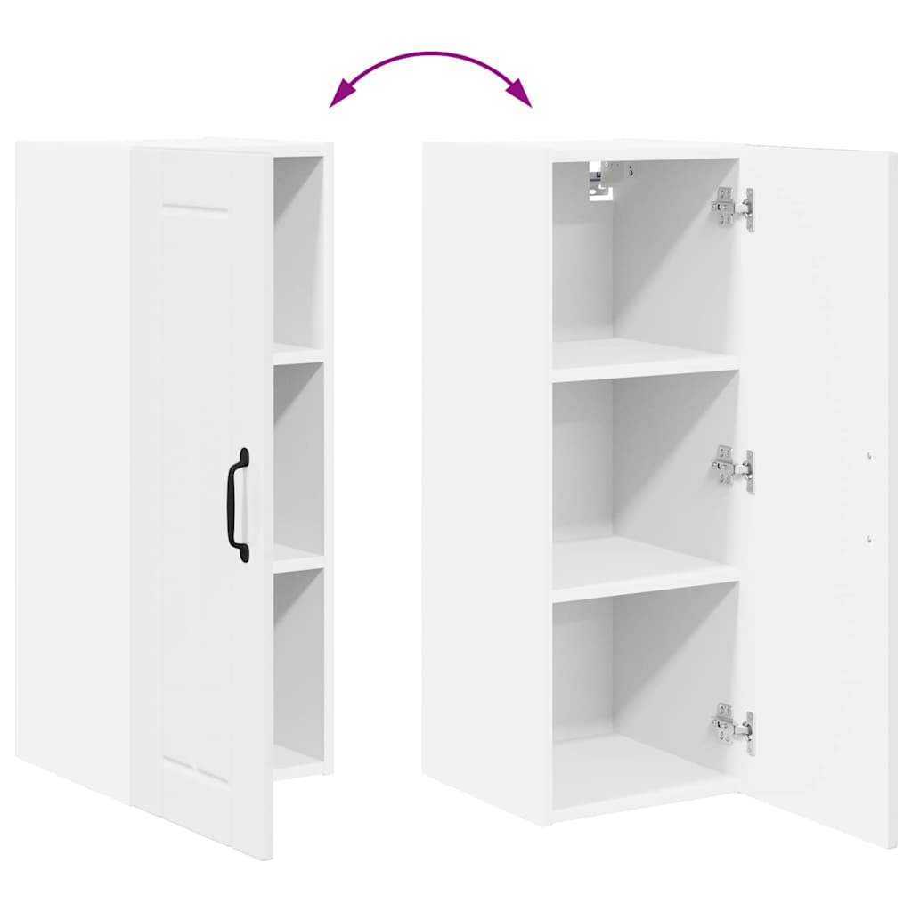Kitchen Cabinet with Shelf High Gloss White 30 x 31 x 80 cm