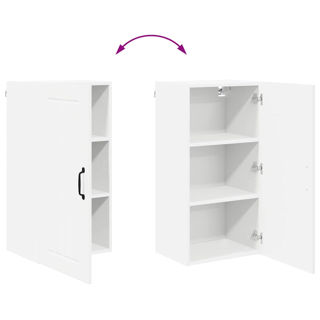 Kitchen Cabinet with Shelf High Gloss White 40 x 31 x 80 cm