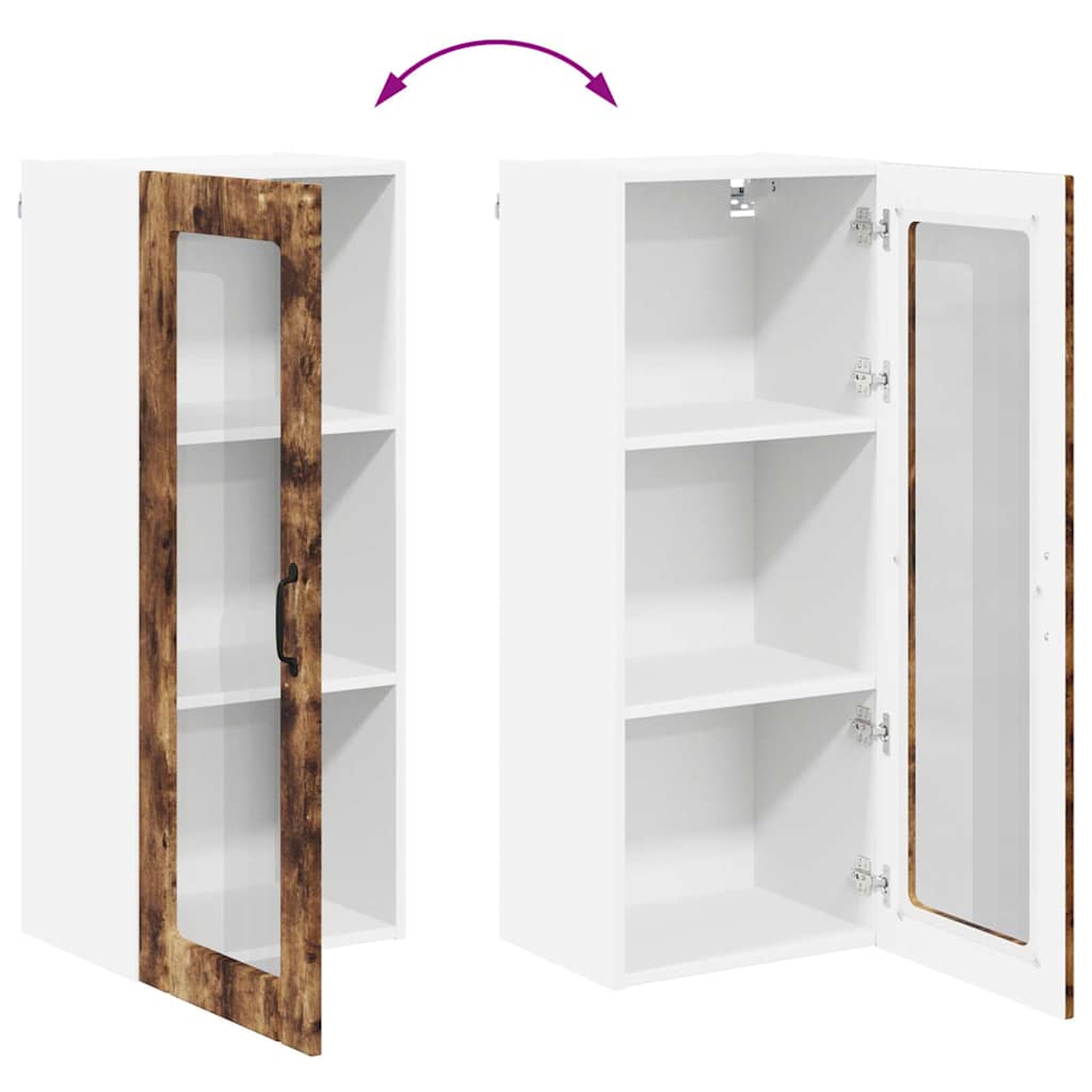 Kitchen Cabinet Smoked Oak 40 x 31 x 100 cm Engineered Wood