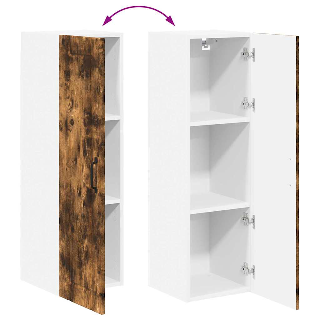 Kitchen Cabinet Smoked Oak 30 x 31 x 100 cm Engineered Wood