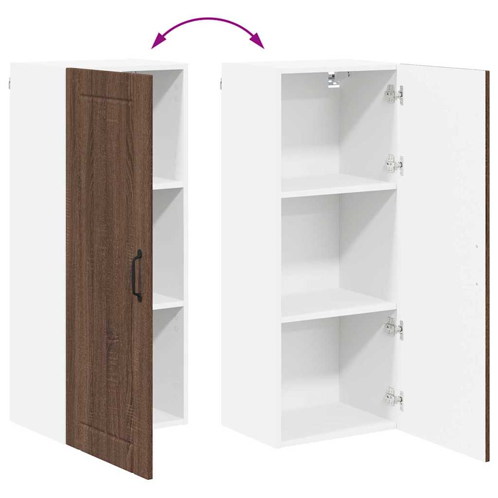 Kitchen Cabinet Brown Oak 40 x 31 x 100 cm Engineered Wood